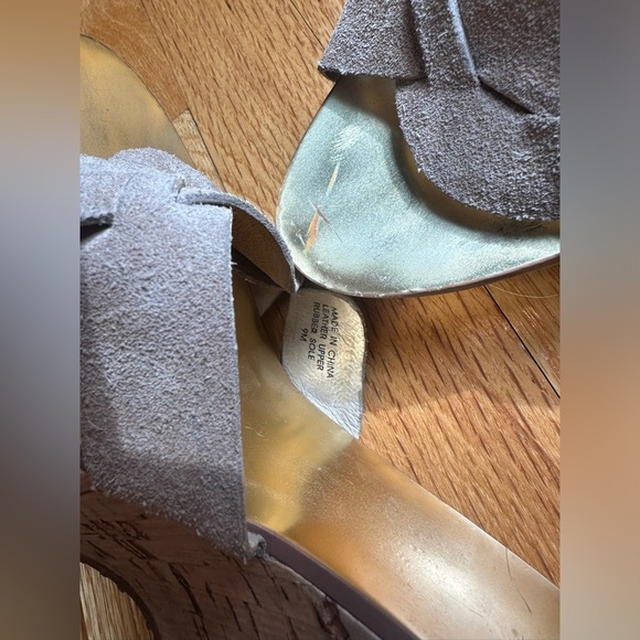 Michael Kors Amber Cork Wedge Sandals size 9 - Picture 3 of 7